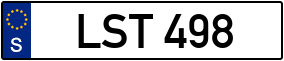 Truck License Plate